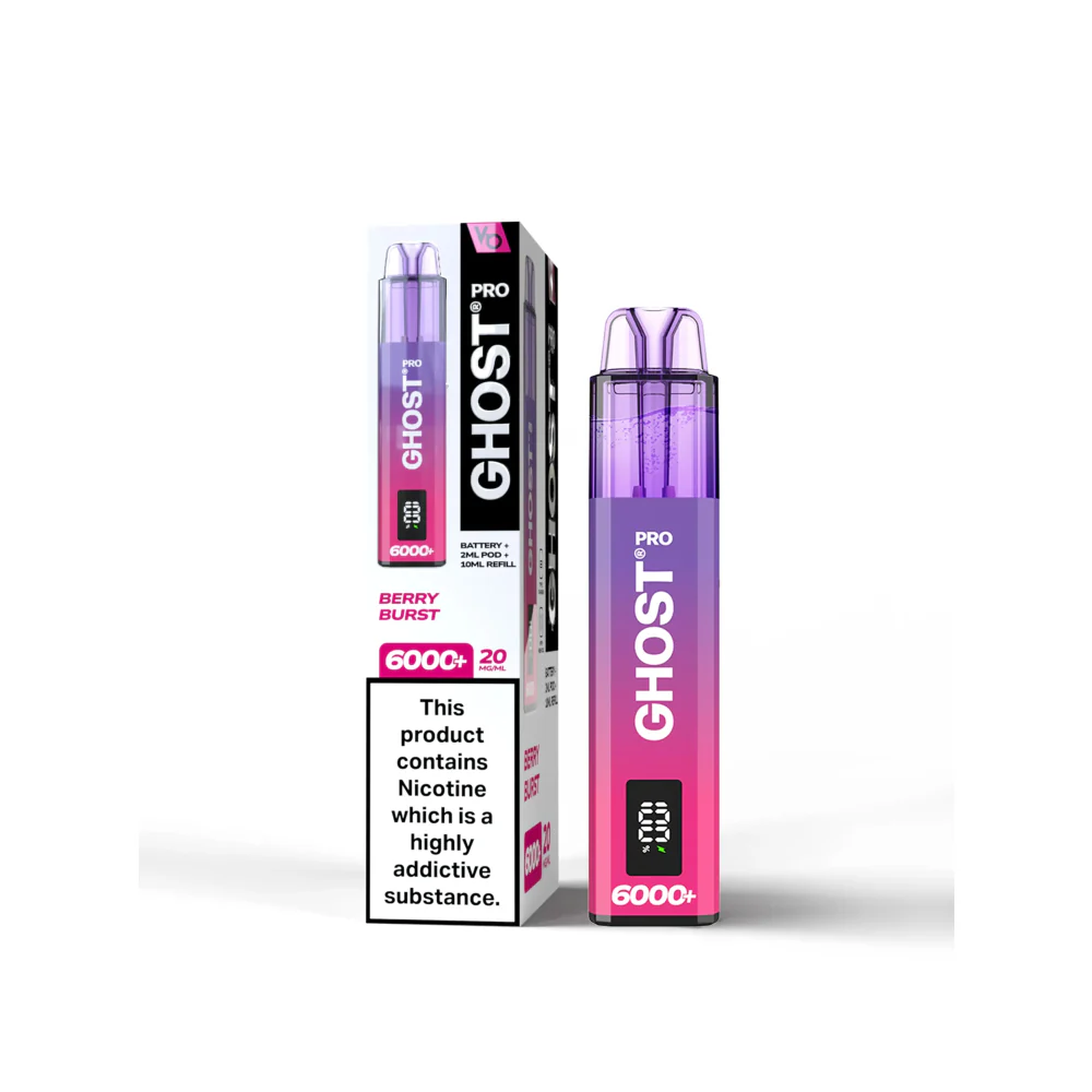 Ghost Pro 6000+ Puffs Disposable Vape (Box of 10)