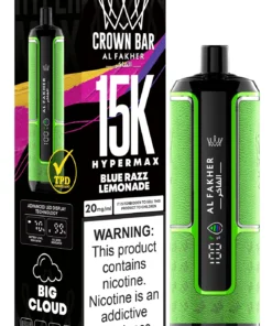 Al Fakher Crown Bar 15K Hypermax Disposable Vape (Box of 10)