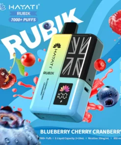 Hayati Rubik 7000 Puffs Jednorazowy Vape (opakowanie 10 sztuk)