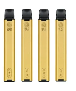 Jednorazowy wkład Vape Puff Pod Gold Bar 600 (opakowanie 10 sztuk)